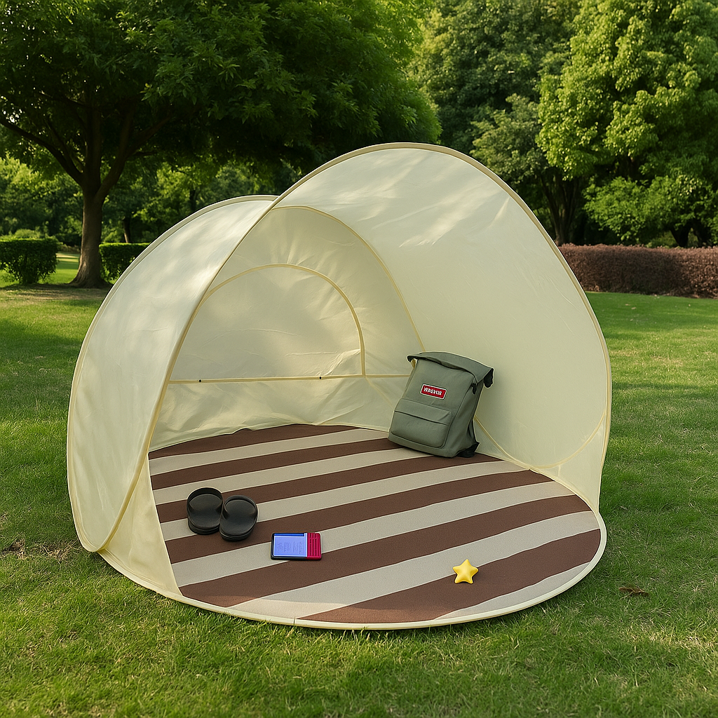 Tienda Portátil Plegable – Carpa para Playa y Picnic con Protección Solar