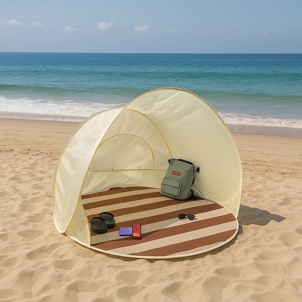 Tienda Portátil Plegable – Carpa para Playa y Picnic con Protección Solar