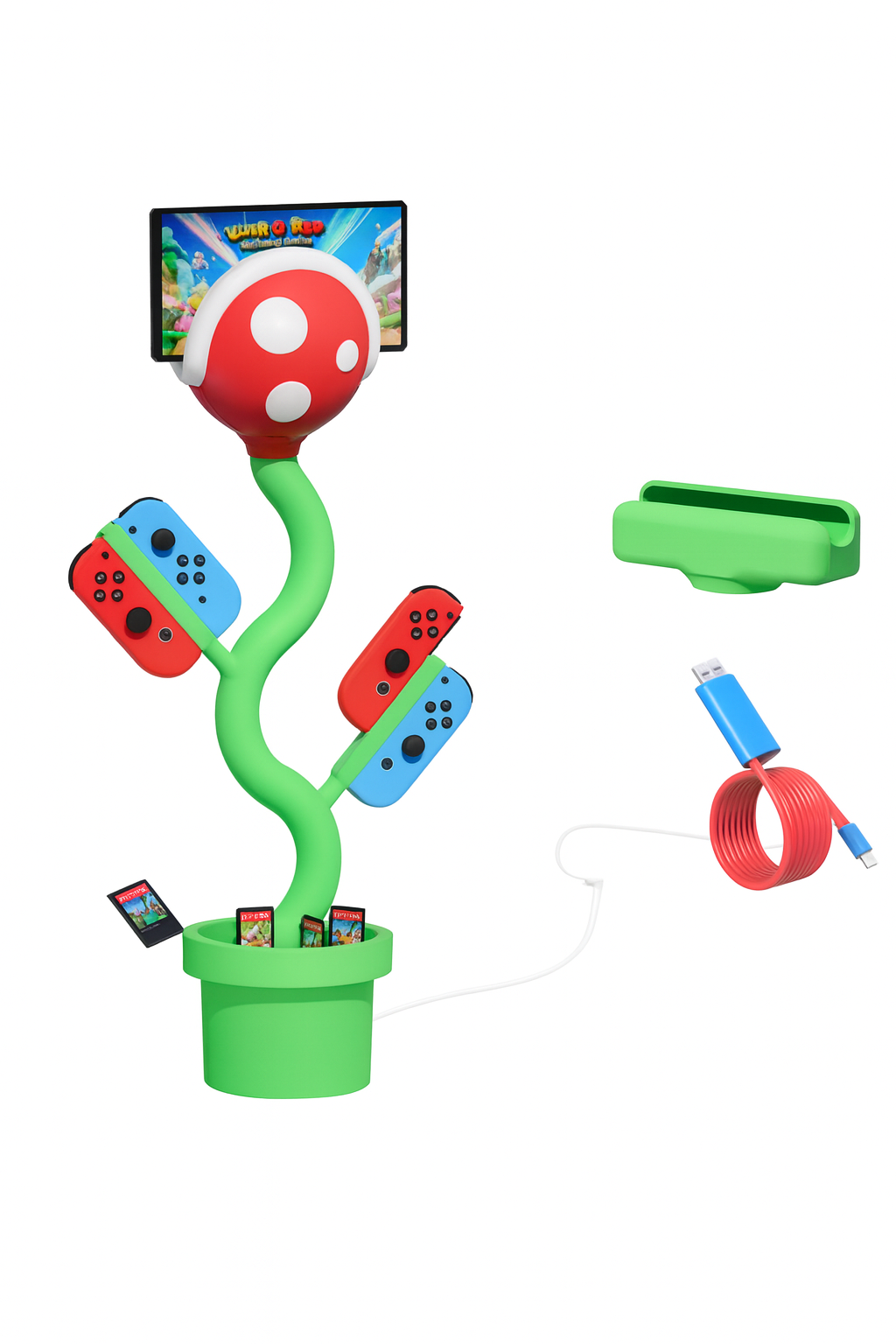 Soporte Planta Piraña para Nintendo Switch 1