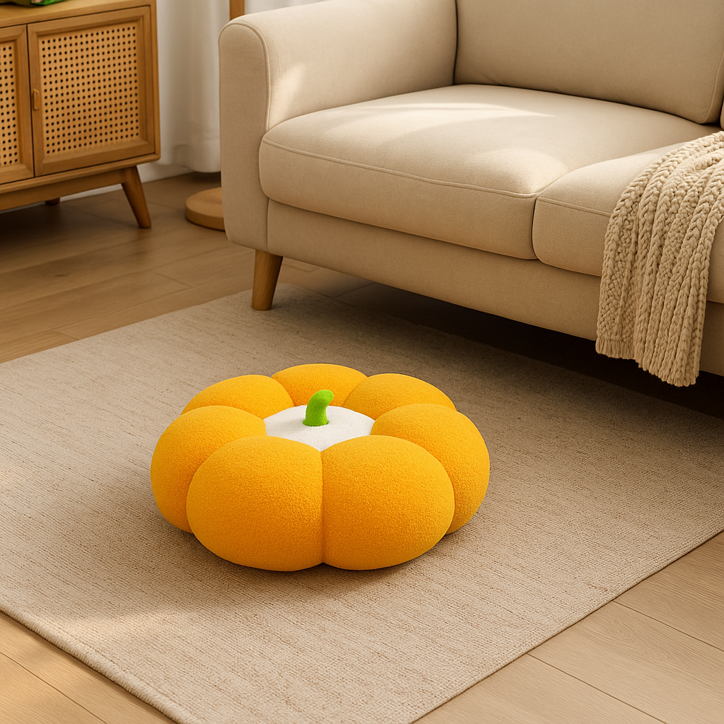 Puf en Forma de Calabaza